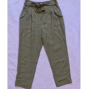 Pants H&M green size 10